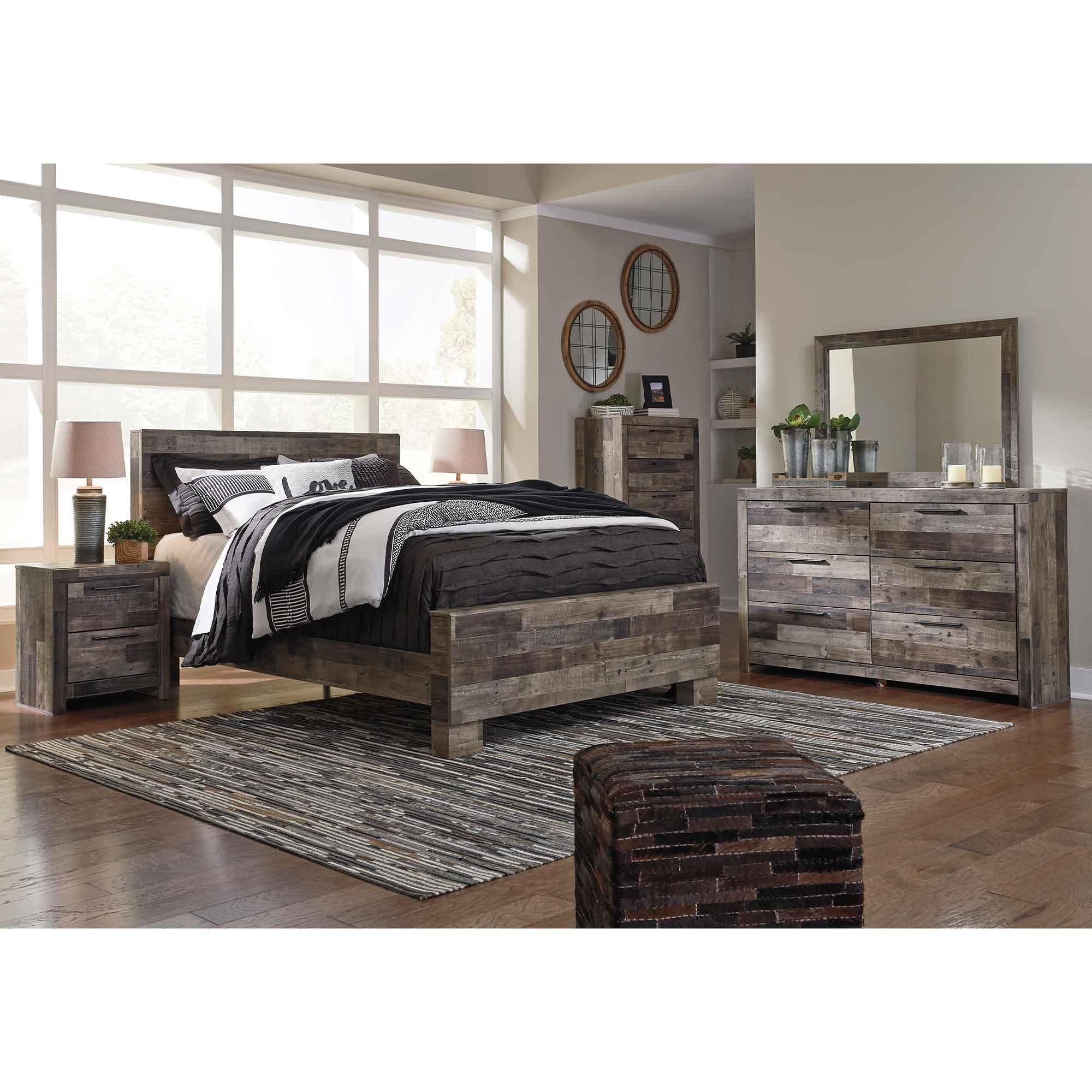Rent to Own Ashley 7 Piece Derekson II Queen Bedroom Set at Aaron's